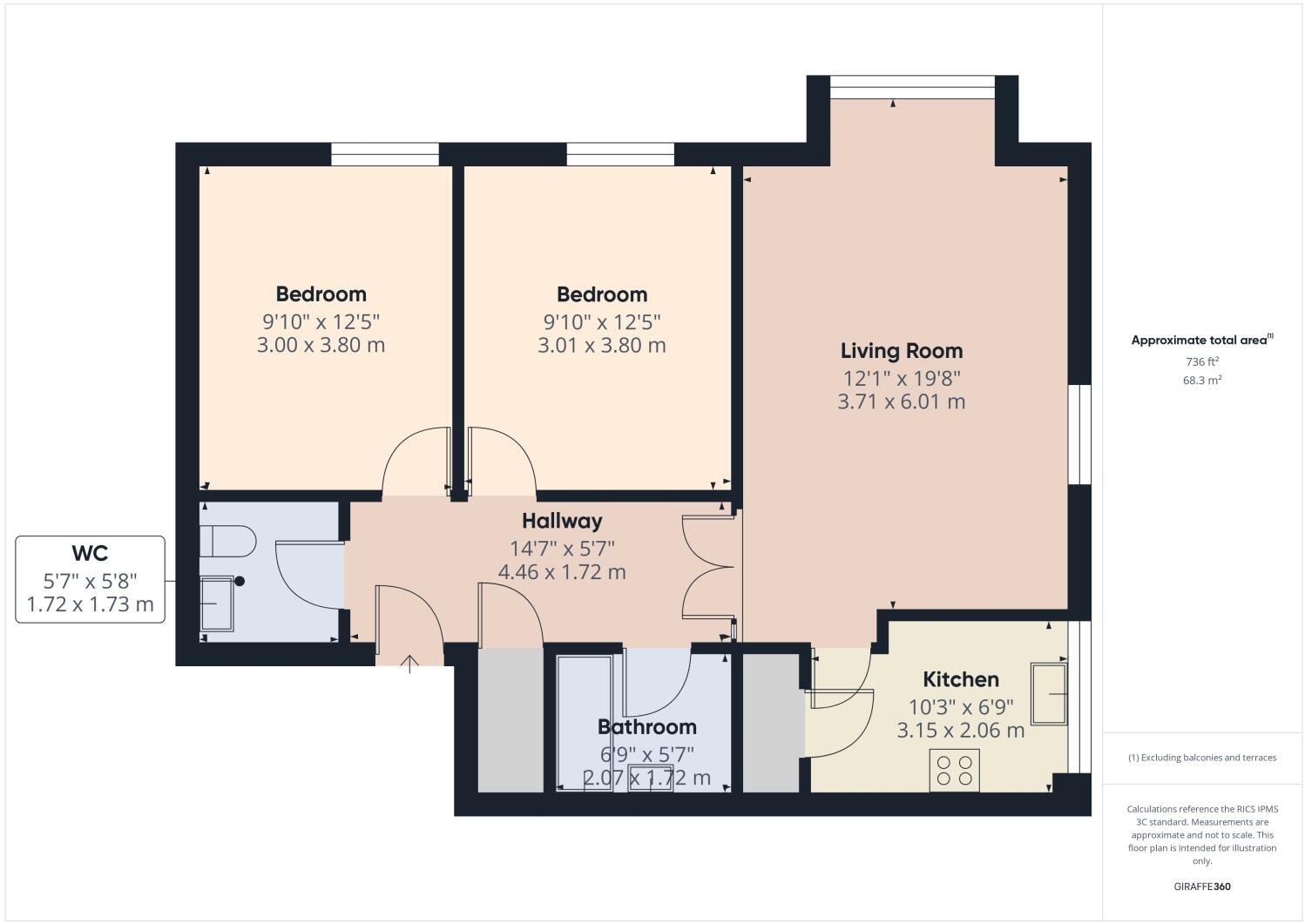 Lytham Court Cardwell Crescent, Ascot, Berkshire, SL5 floorplan