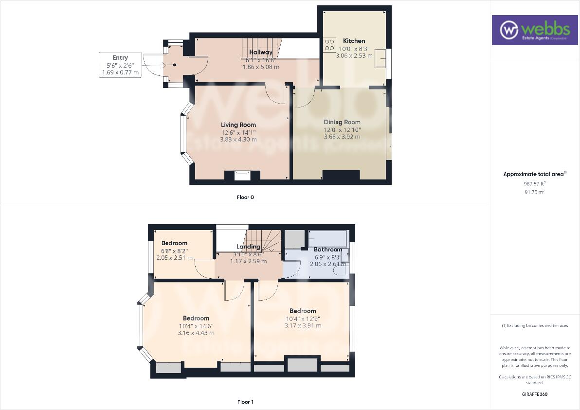 Crossways, South Croydon floorplan
