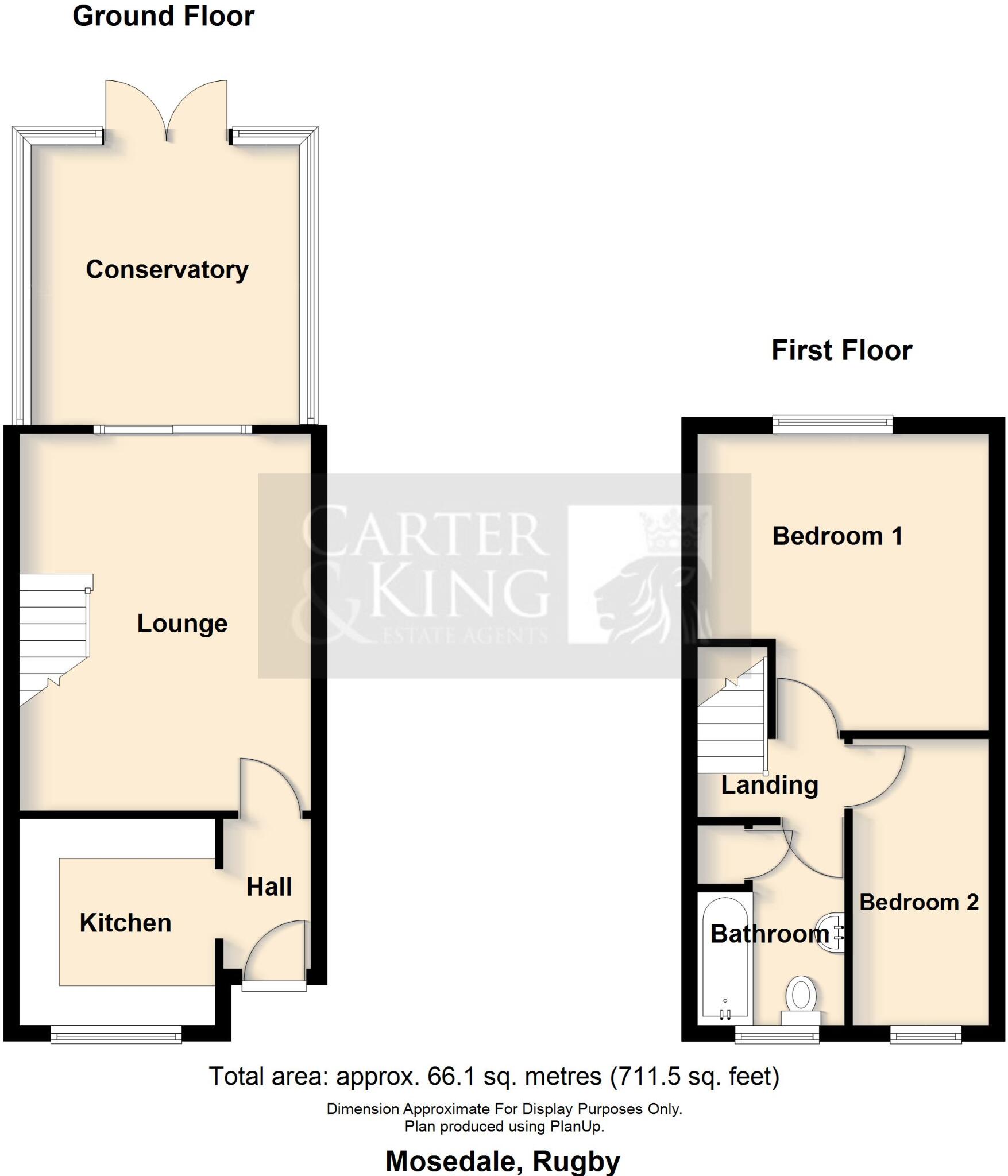 Mosedale, Rugby floorplan