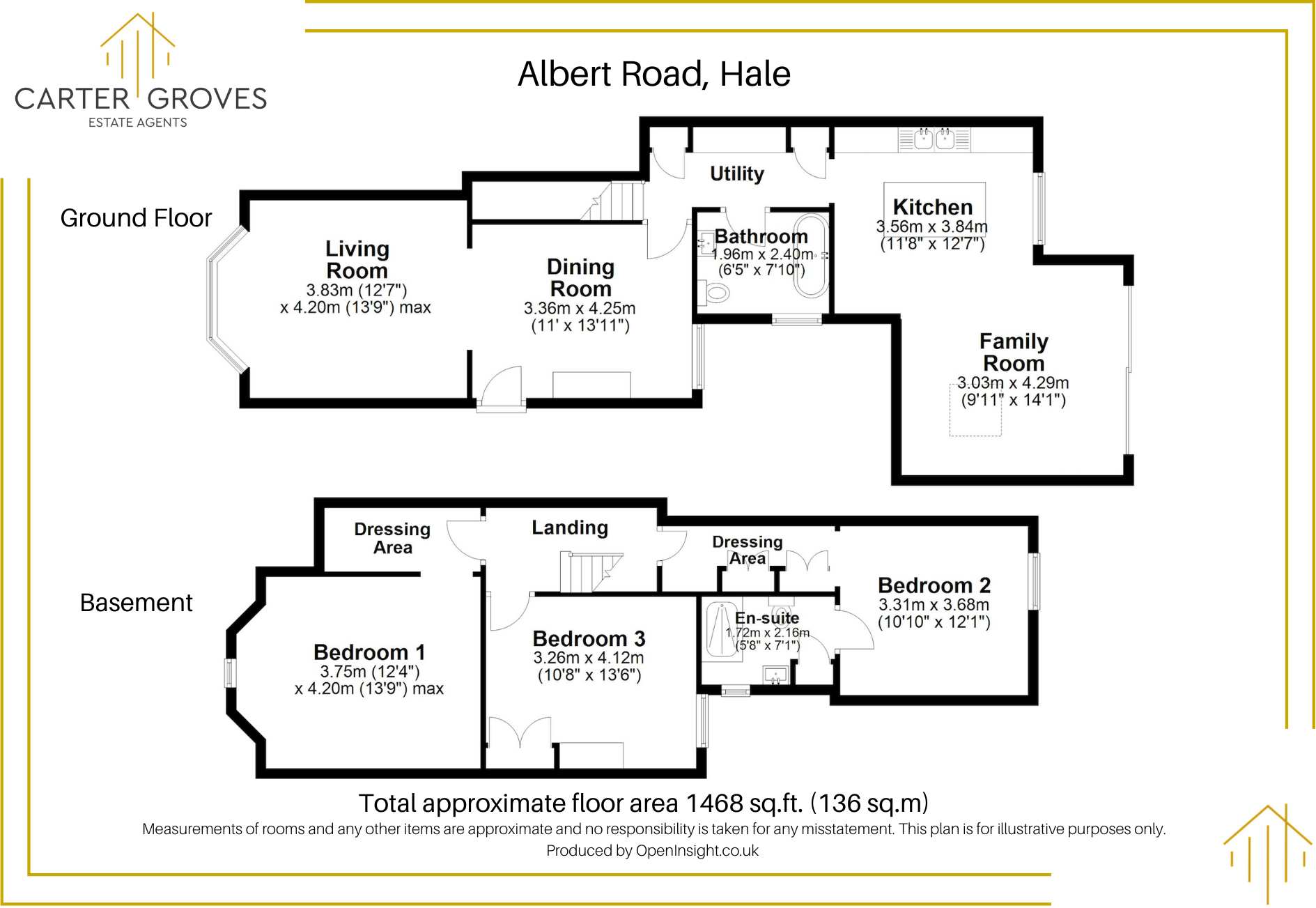 Albert Road, Hale, Altrincham, Greater Manchester, WA15 floorplan