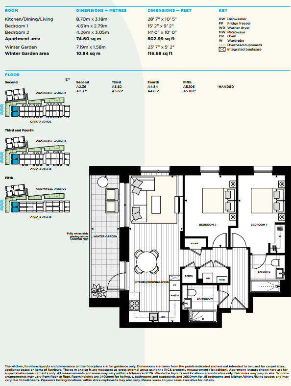 Ellen Craft Apartments, Civic Avenue, 
London, 
W6 9GS floorplan