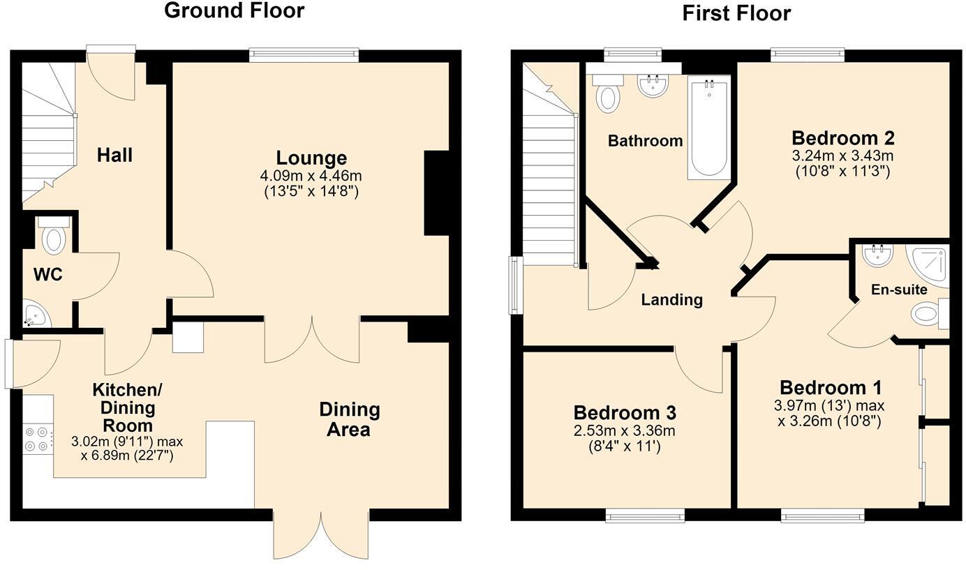All Saints Mews, Preston floorplan