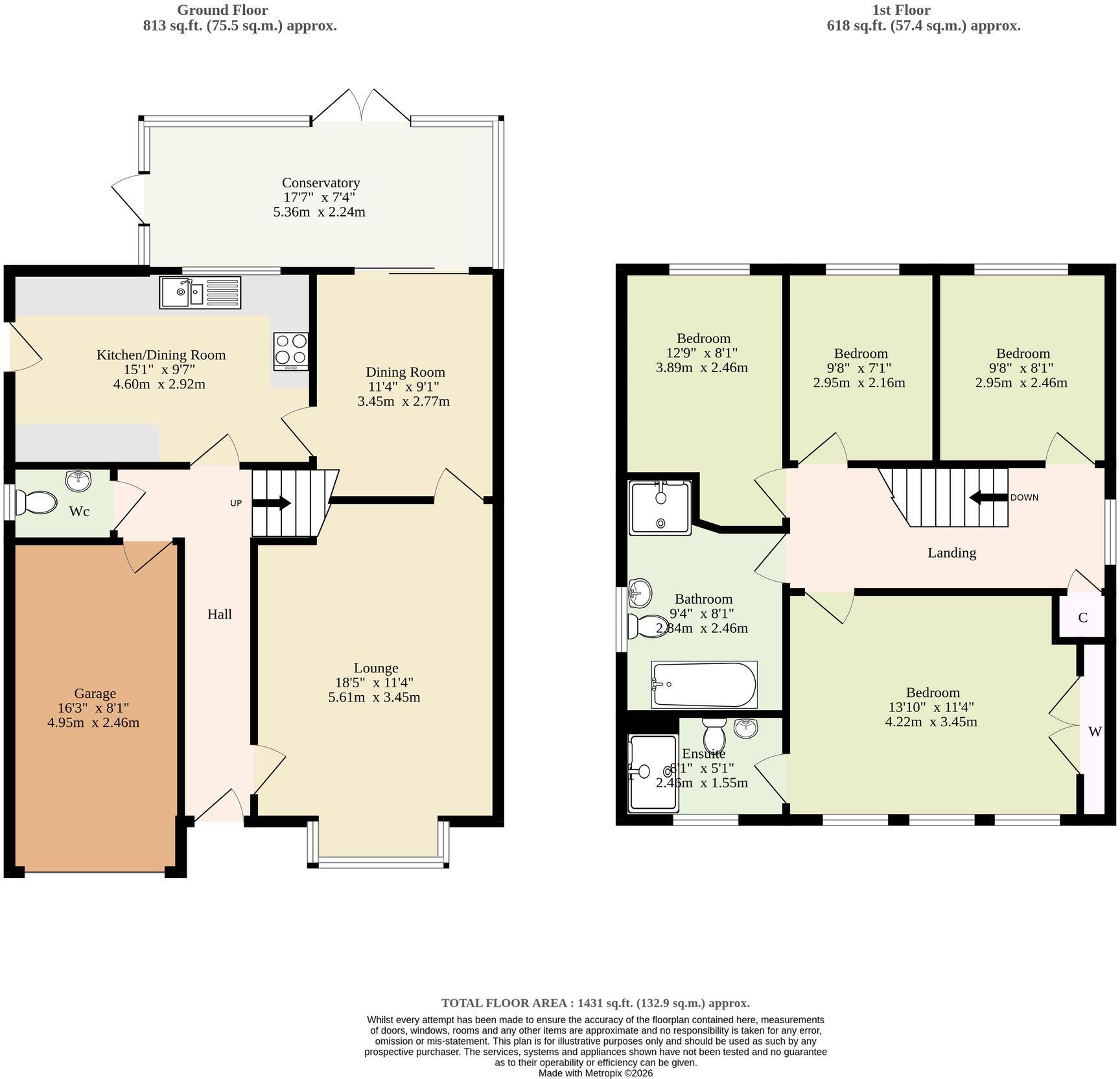 Musketeer Way, Dussindale floorplan