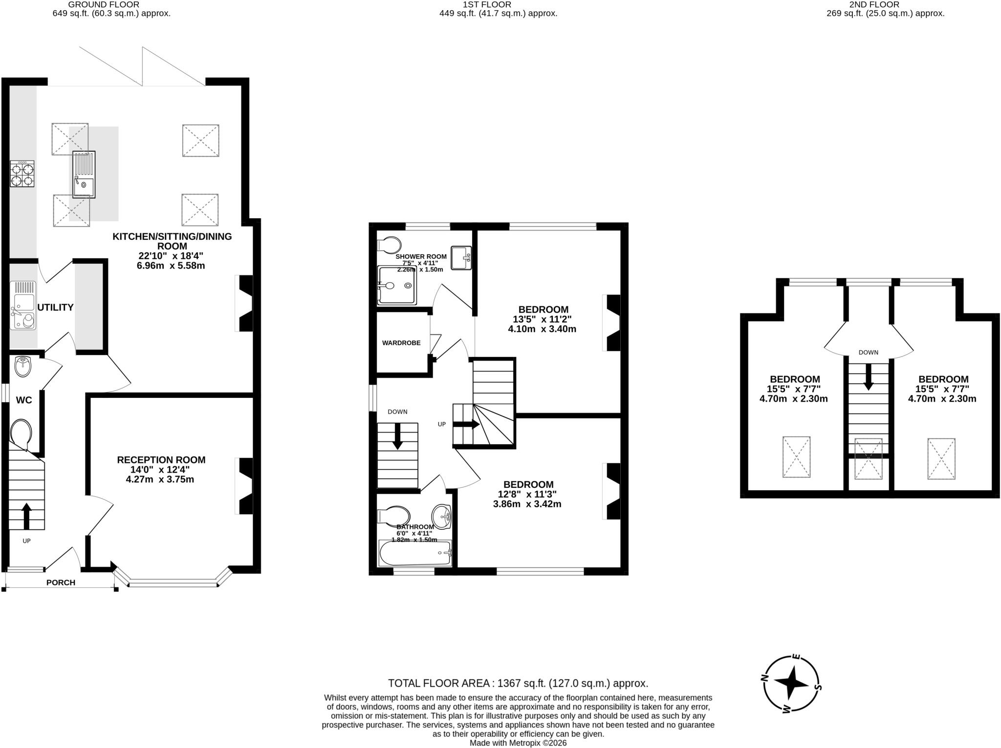 Harpenden Road, St. Albans, Hertfordshire, AL3 floorplan