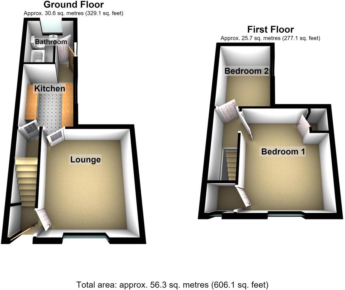 St. Albans Road, Tanyfron, Wrexham floorplan