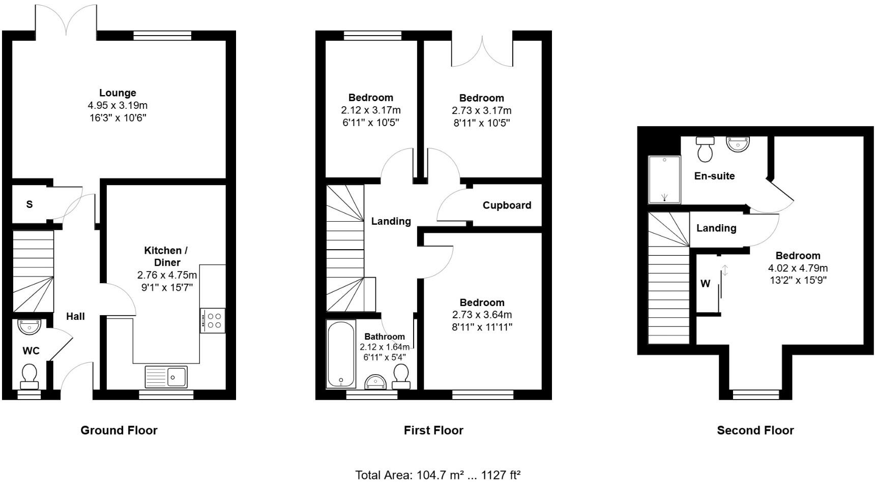 Wenlock Way Daventry Northamptonshire floorplan