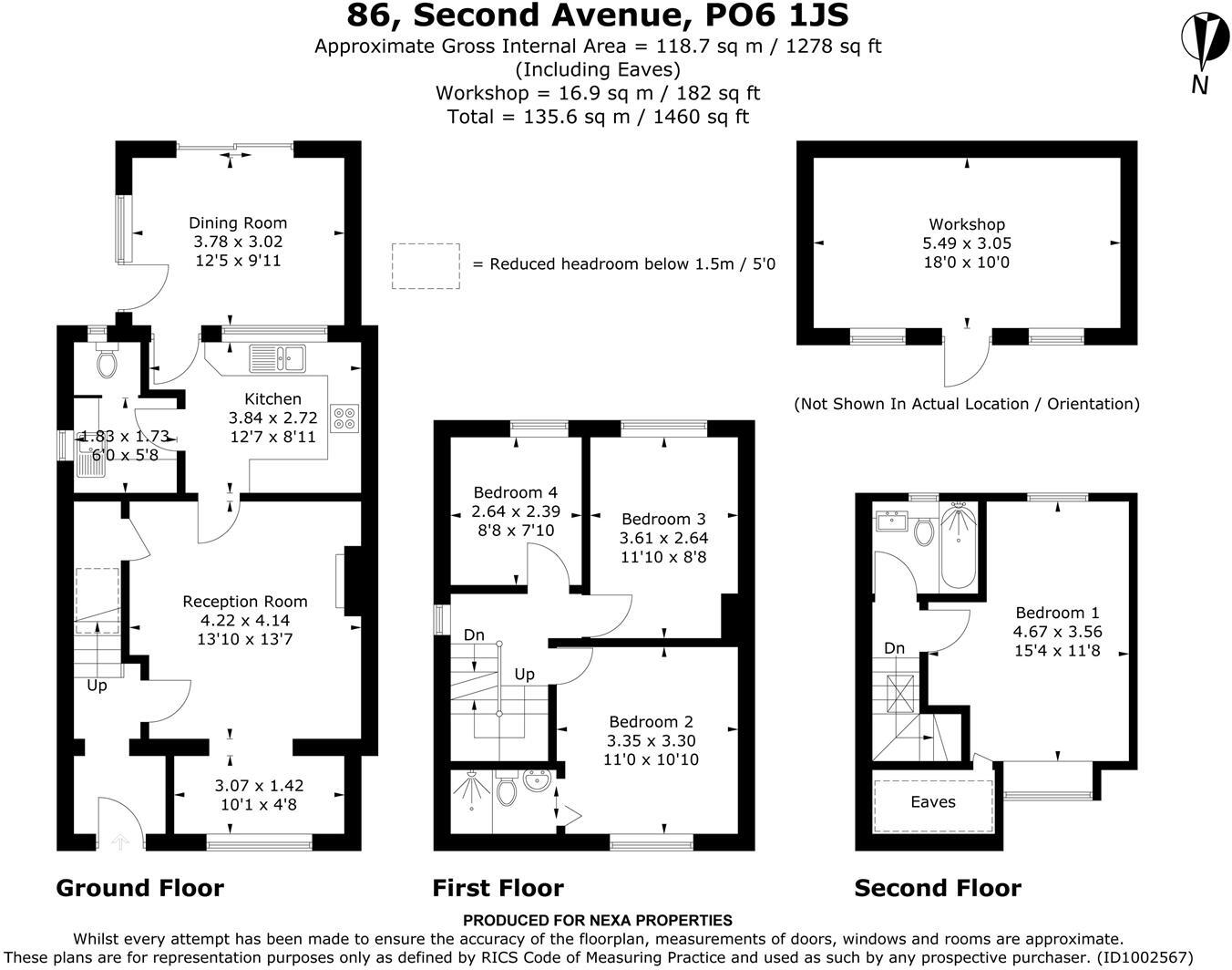 Second Avenue, Farlington, Portsmouth floorplan