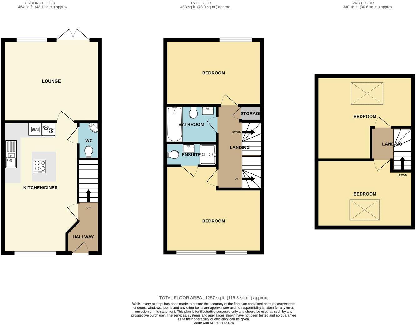 Tongue Lane, Buxton floorplan