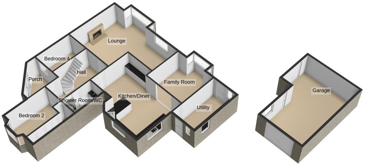 Bridge Close, Cuddington  floorplan