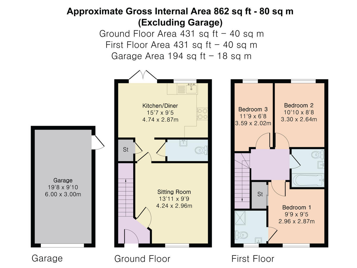 Yellowhammer Place, Didcot, OX11 floorplan