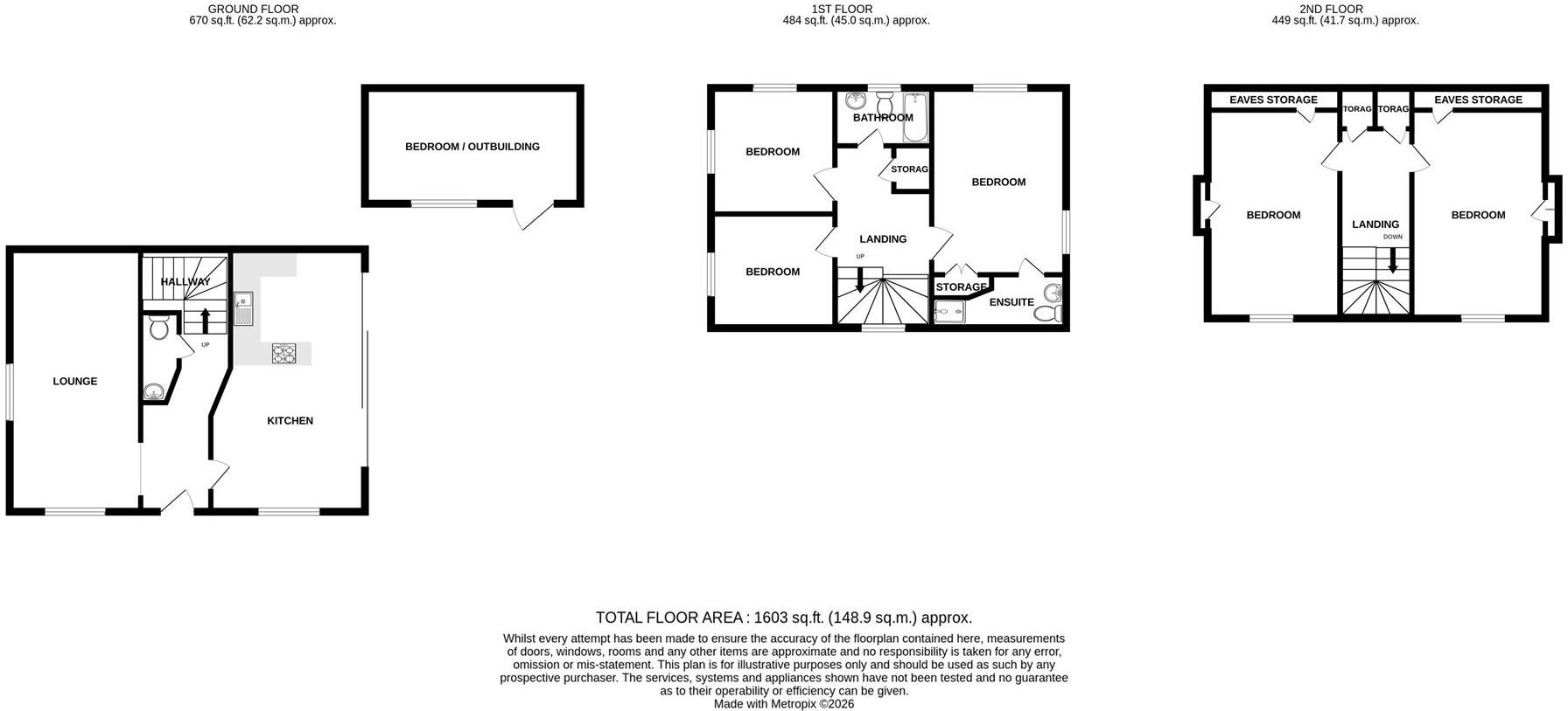 Temple Way, Rayleigh, Essex floorplan