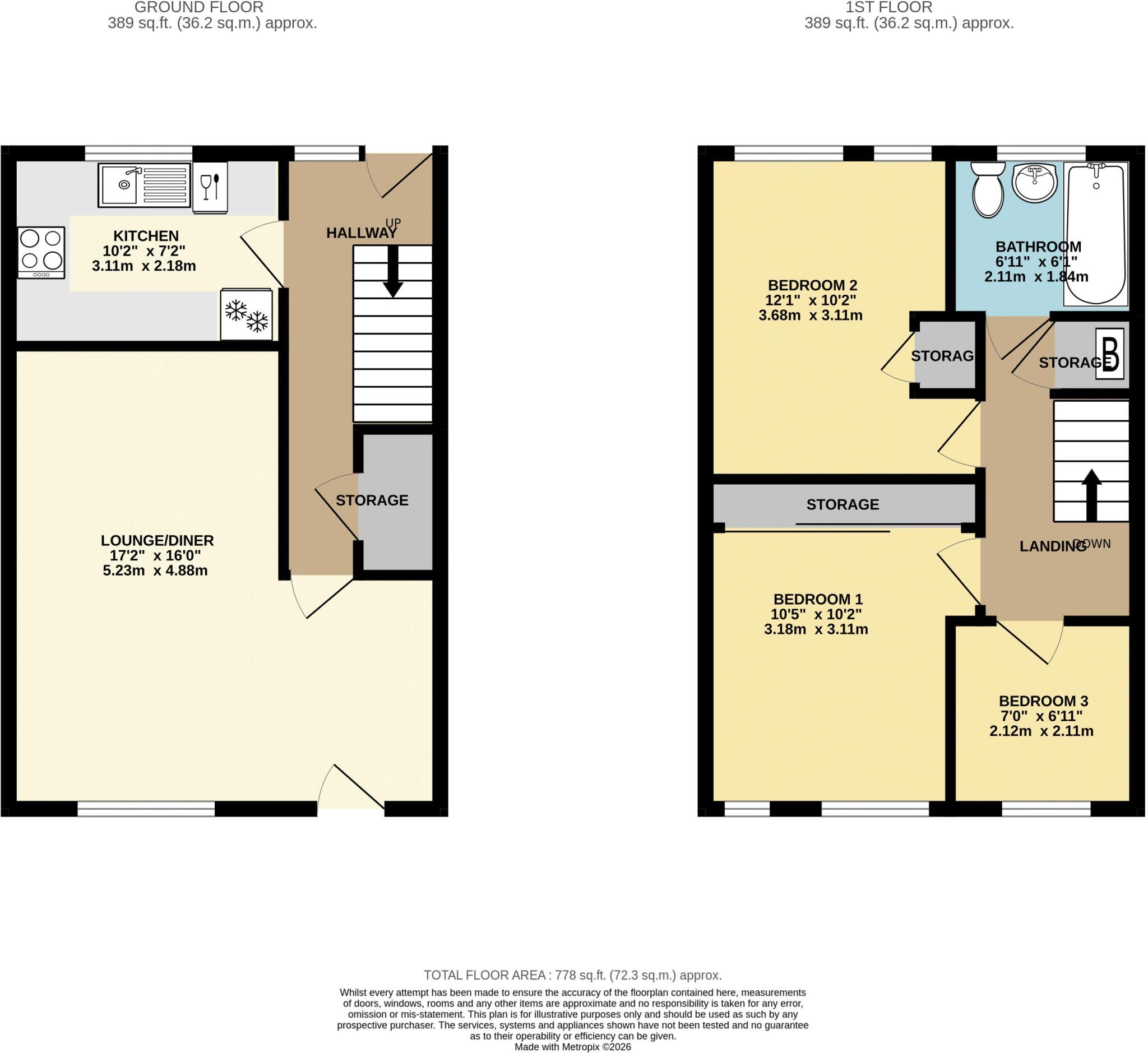 Hampton Road, Maidstone floorplan