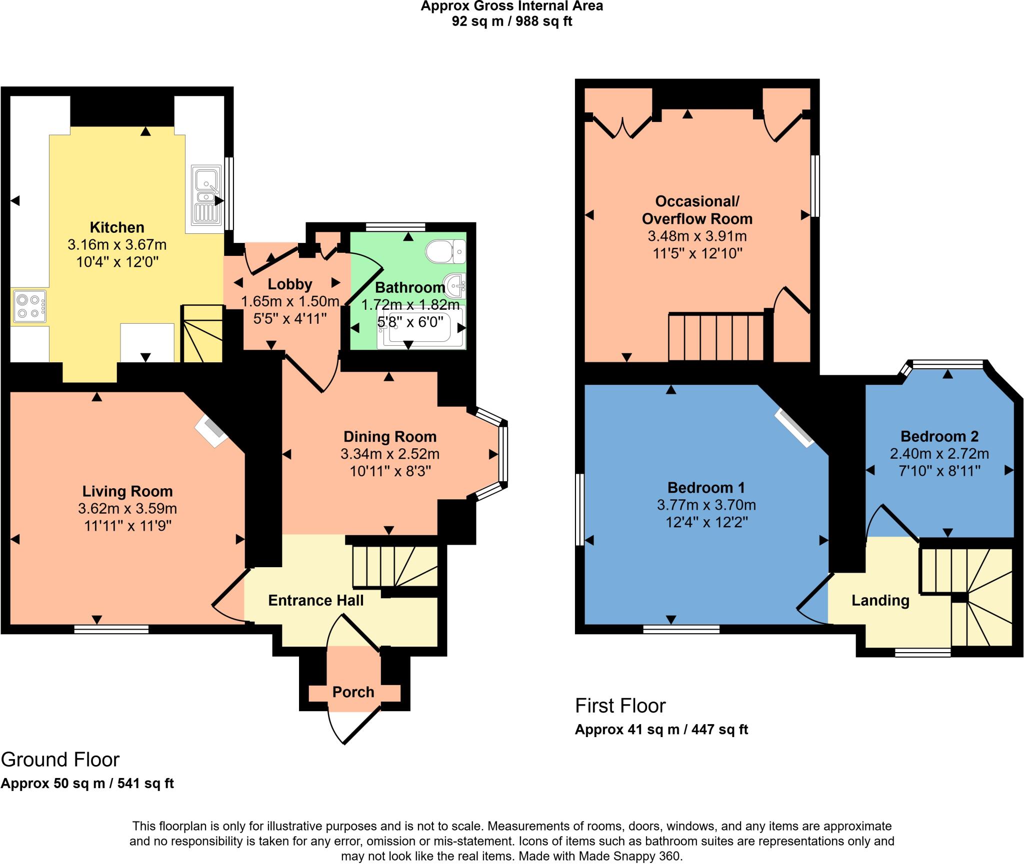 21, The Crescent, Bude, Cornwall, EX23 floorplan