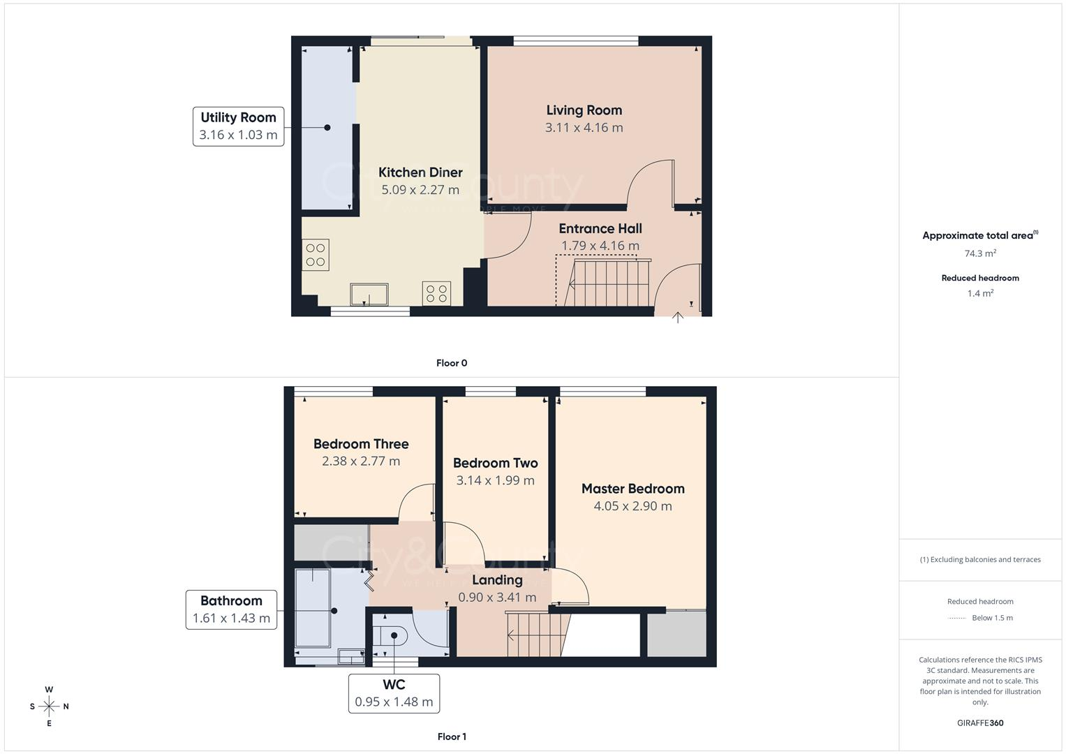 Benland, Bretton, Peterborough floorplan