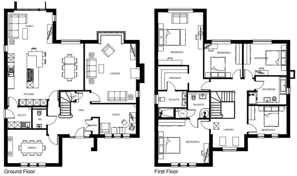 Plot 9, Little Meadow, Hoddlesden, Darwen floorplan