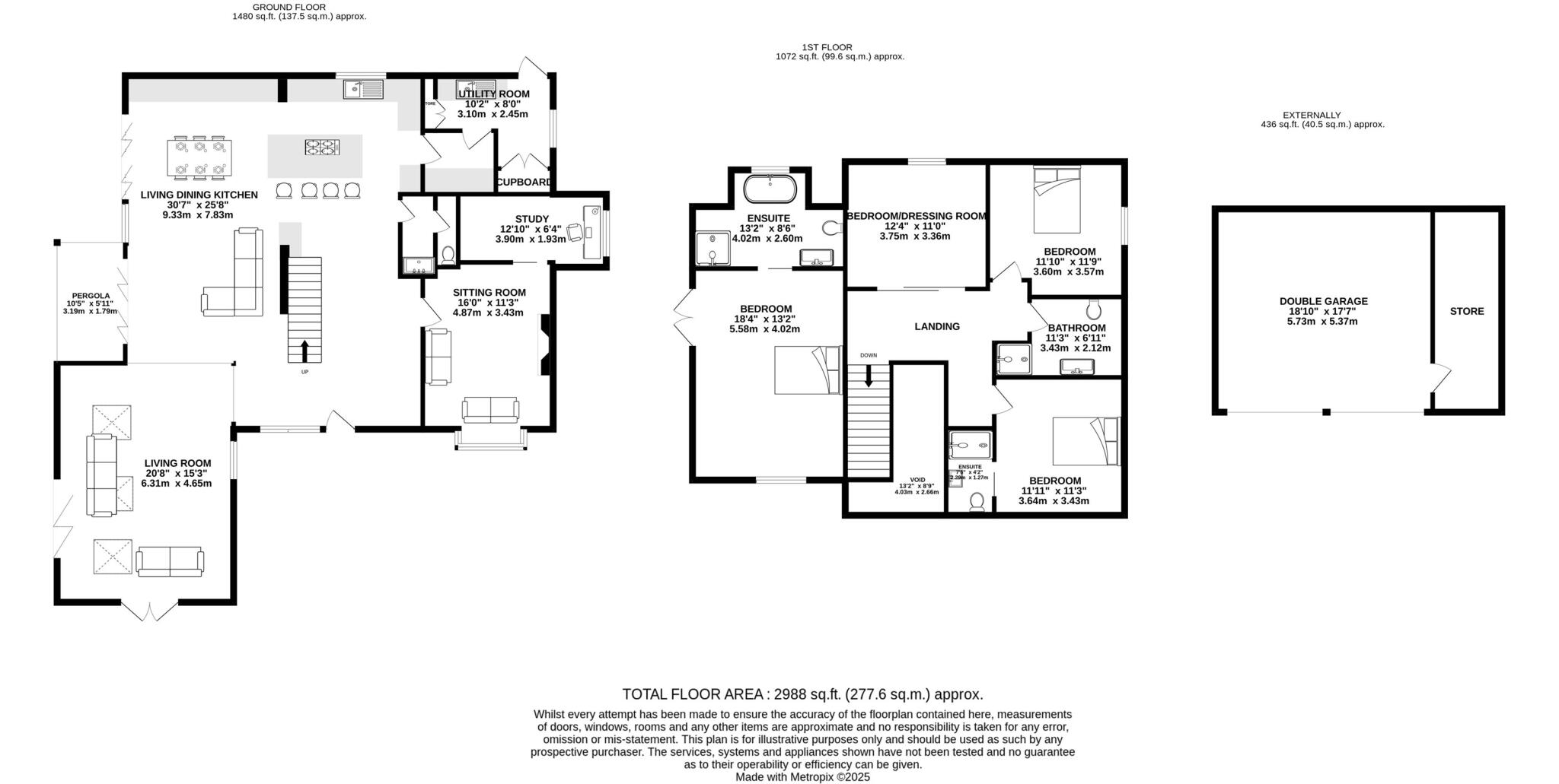 Boundary Lane, Over Peover floorplan