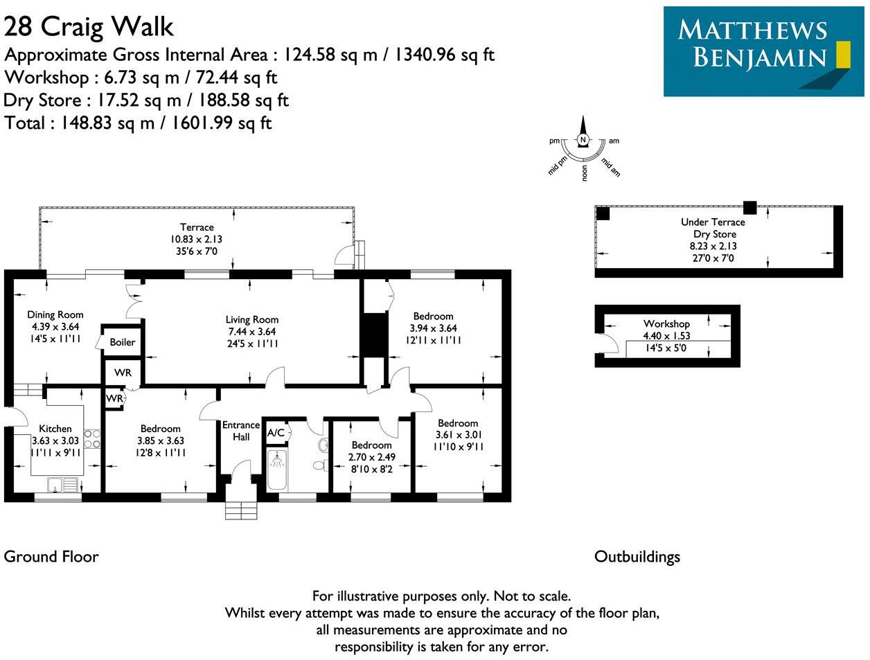 28 Craig Walk, Bowness-on-Windermere, LA23 2HB floorplan