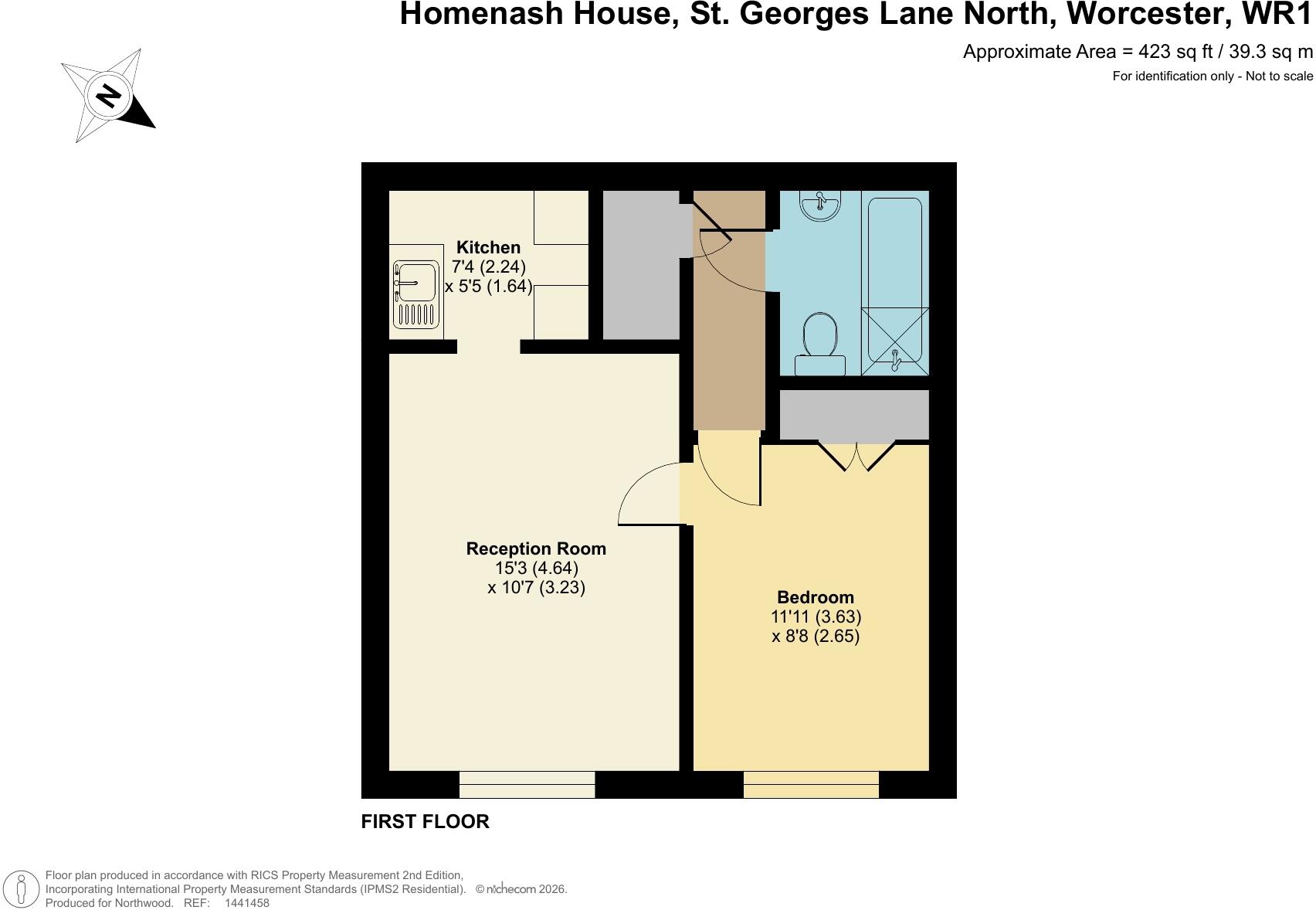 Homenash House St Georges Lane North, Worcester, WR1 floorplan