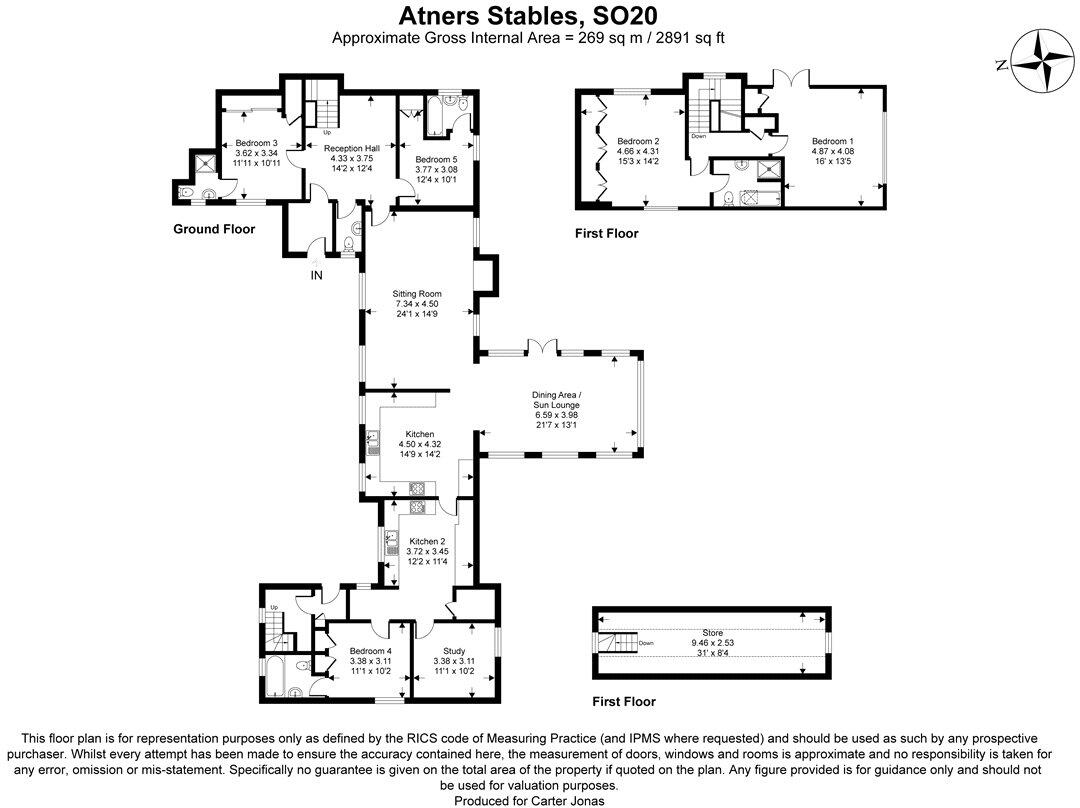 Leckford, Stockbridge, Hampshire, SO20 floorplan