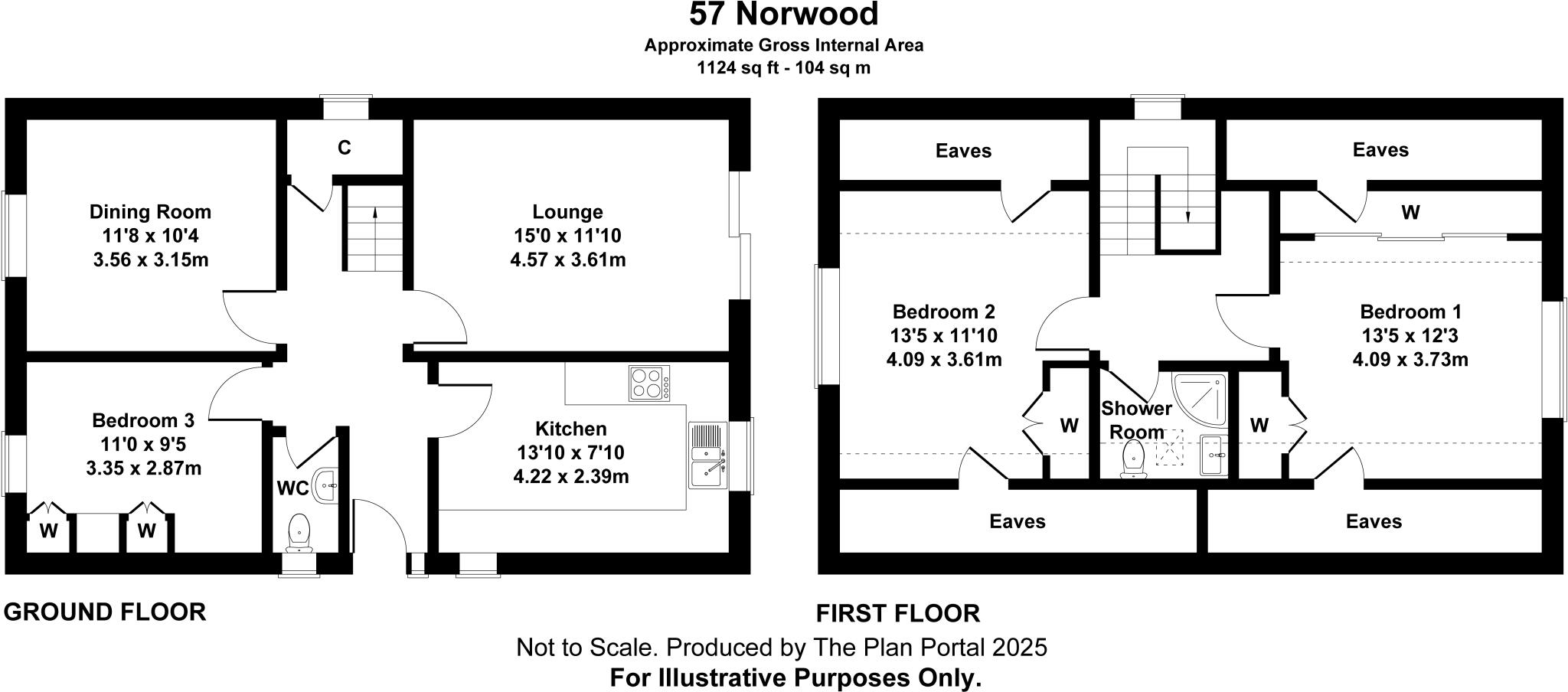 Norwood, Thornhill, Cardiff, CF14 floorplan