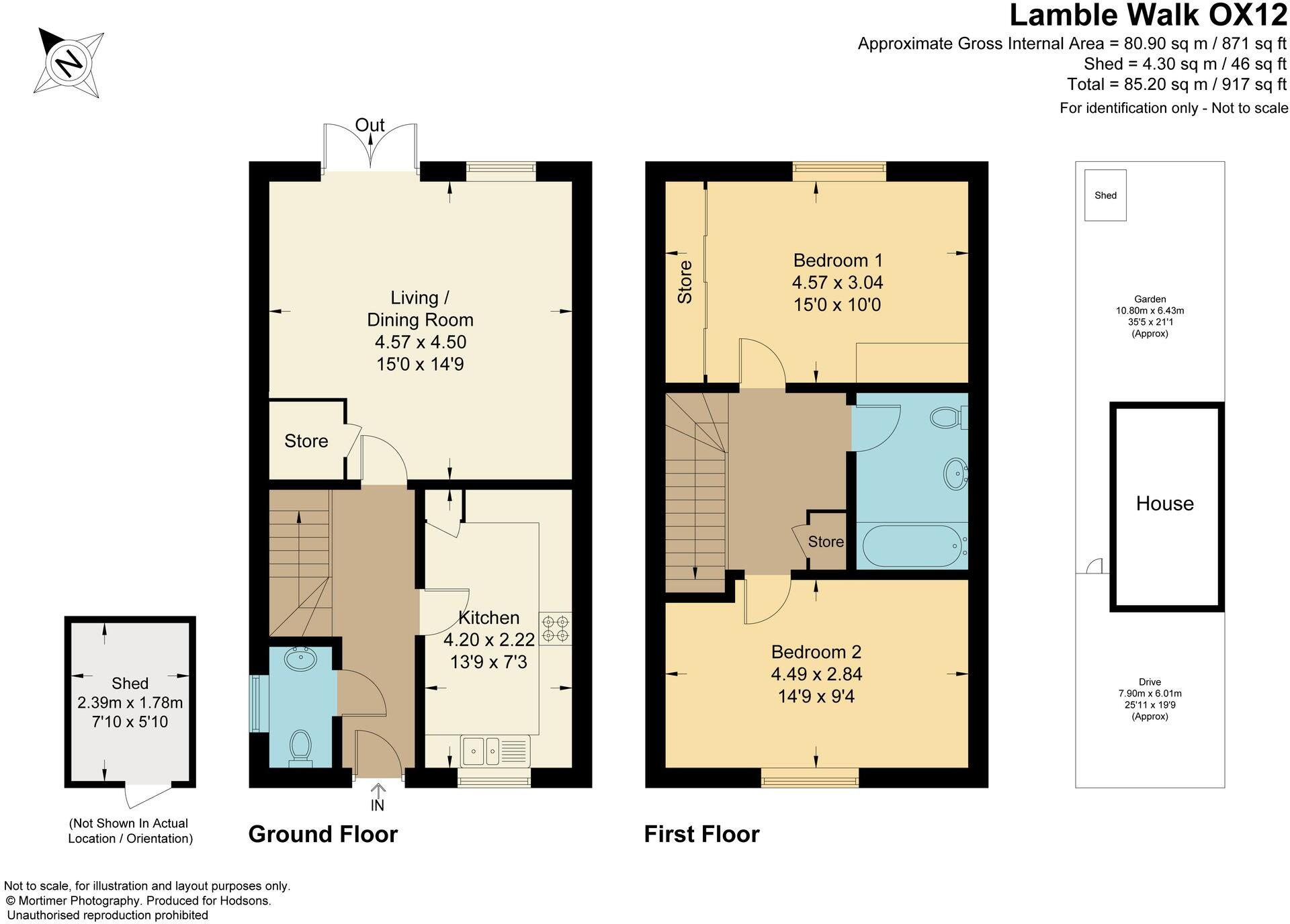 Lamble Walk, East Hanney, OX12 floorplan