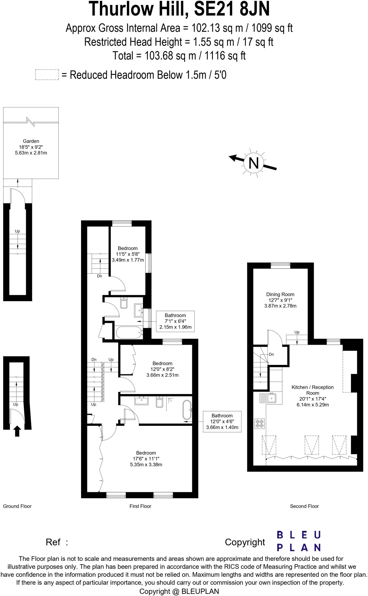Thurlow Hill, London, SE21 floorplan