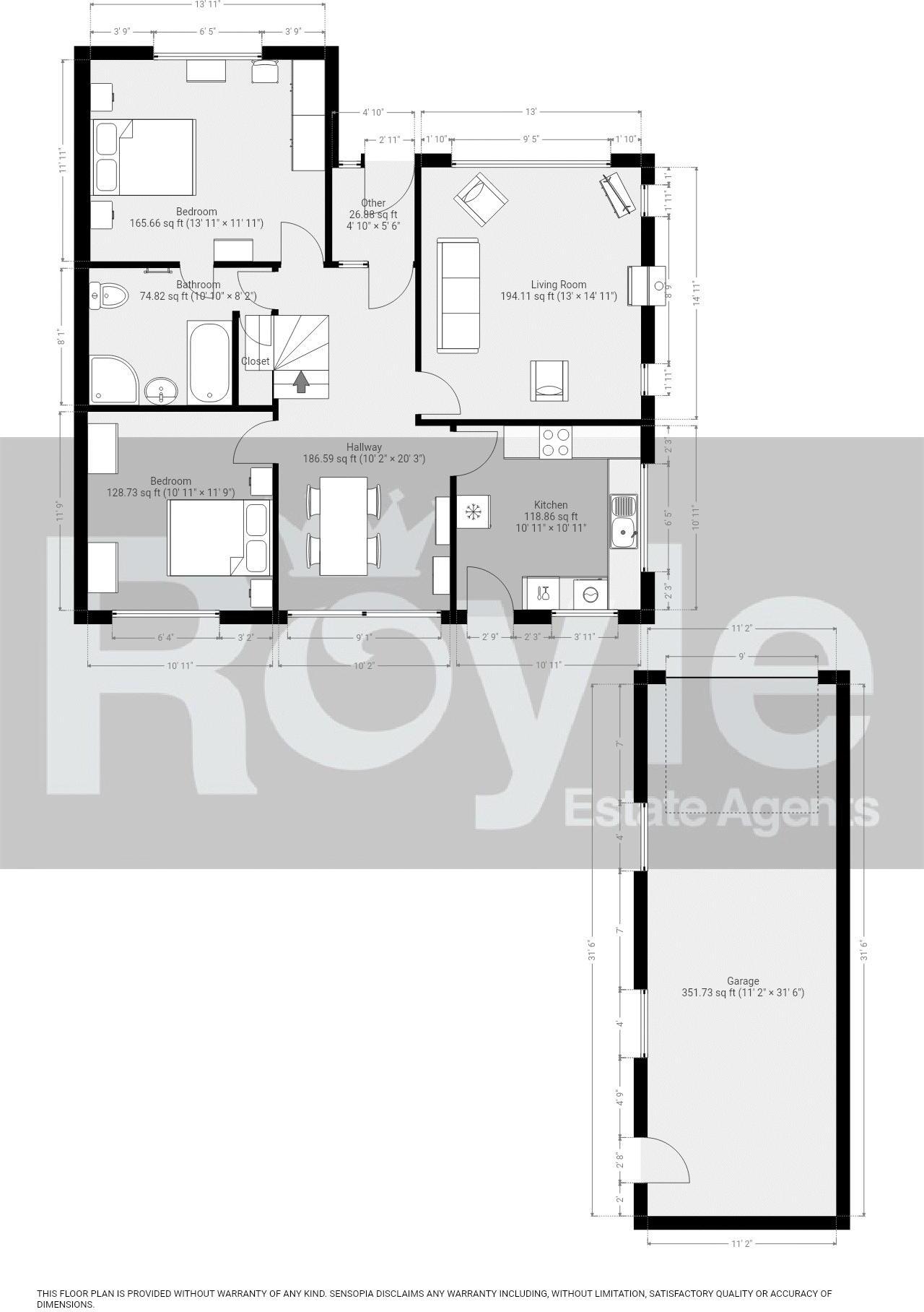 No. 26 Lowcross Road, Poulton-le-Fylde, Lancs FY6 8EA floorplan