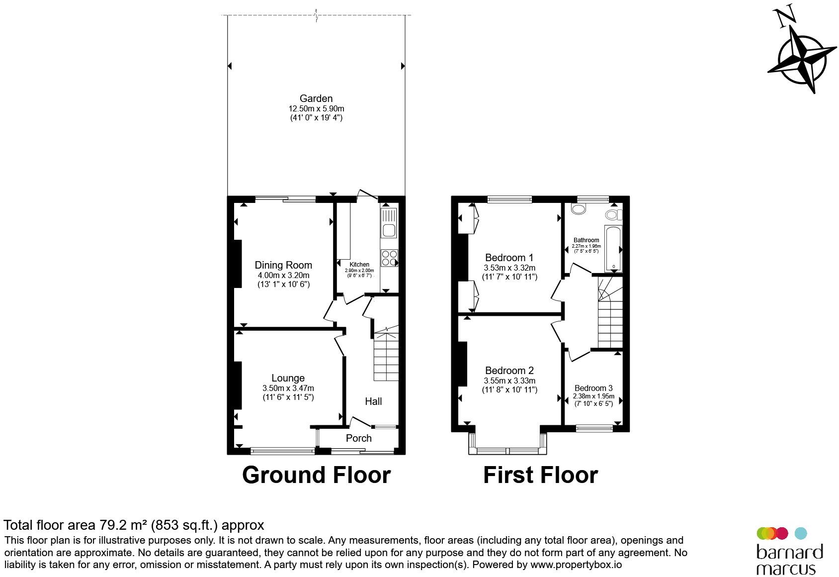 Glenister Park Road, London floorplan