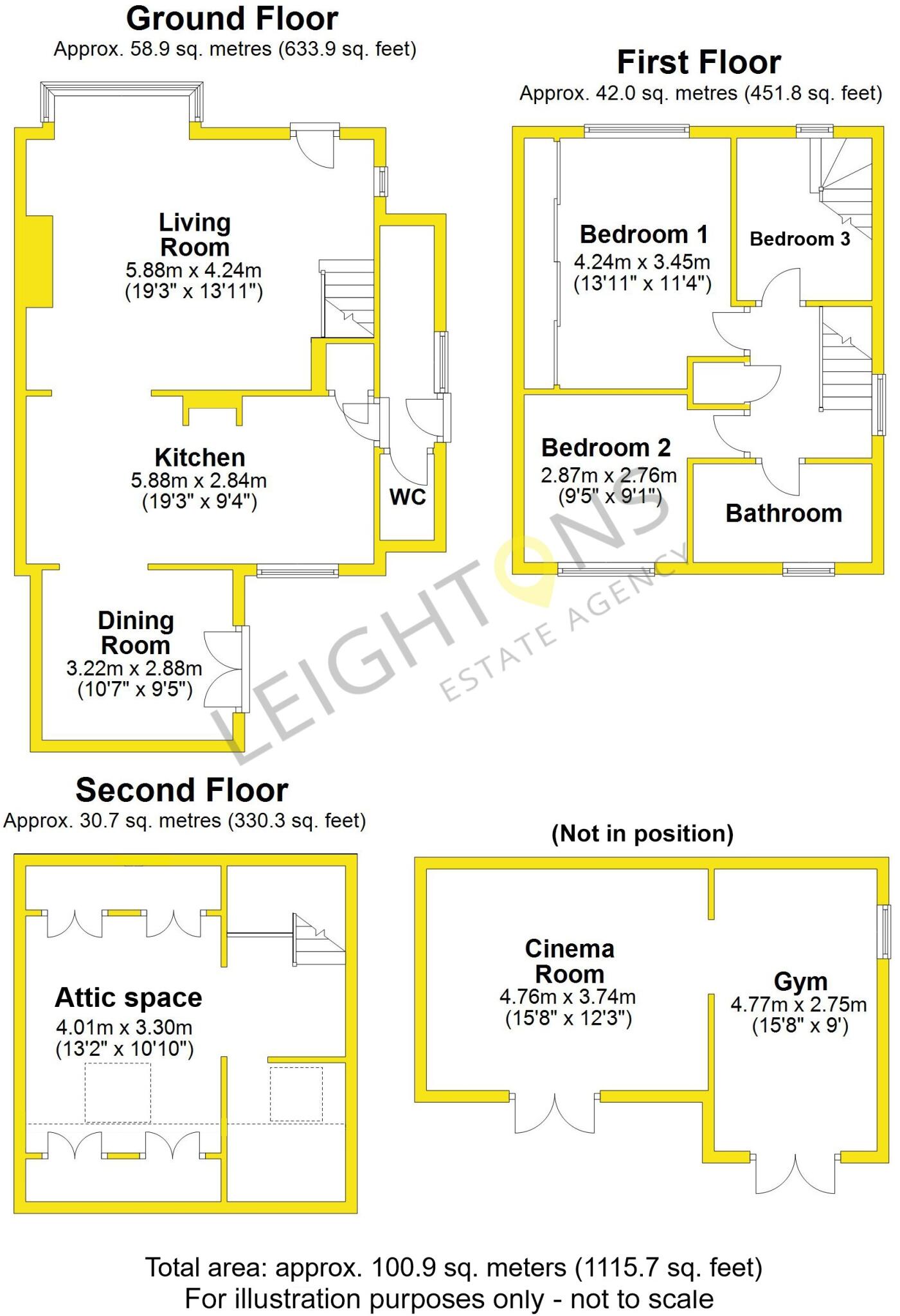 Gloucester Avenue, Silsden, BD20 floorplan