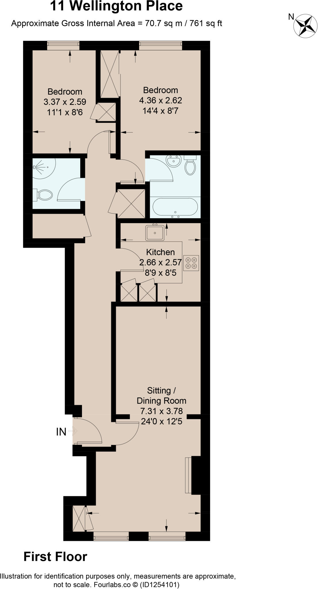 London Road, Cheltenham, Gloucestershire, GL52 floorplan