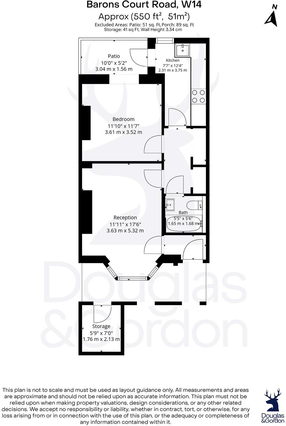 Barons Court Road, W14 floorplan
