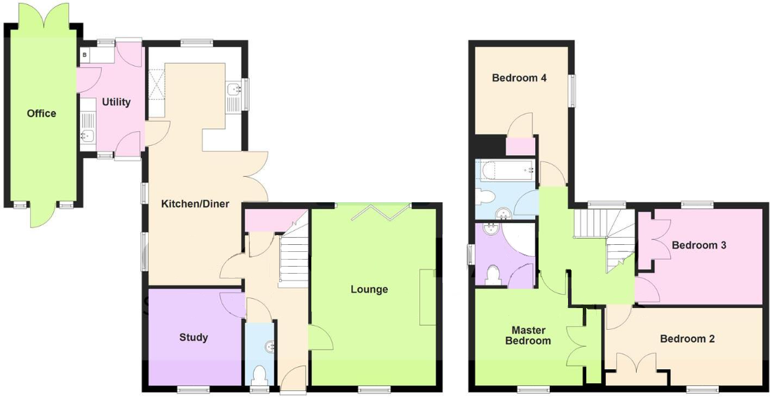 Post Office Lane, Redmile floorplan