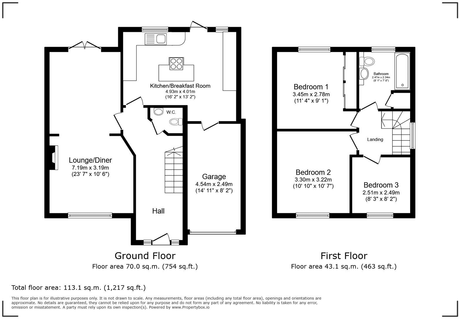 Portrush Close, Woodley, Reading floorplan