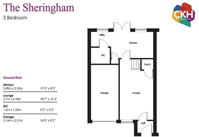 Galloway Close, Hampton Woods
Peterborough
PE7 8YX
 floorplan
