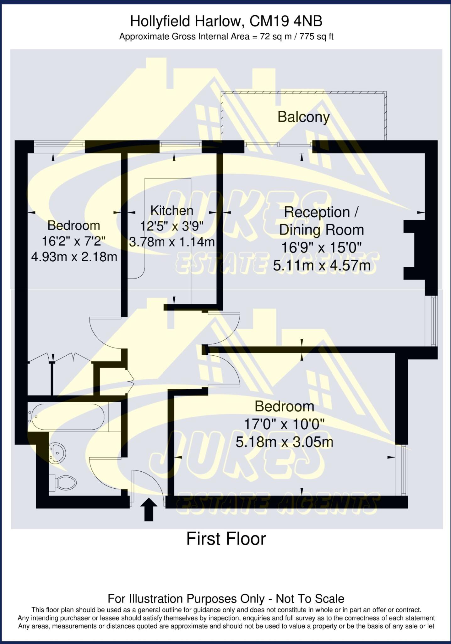 Hollyfield, Harlow floorplan