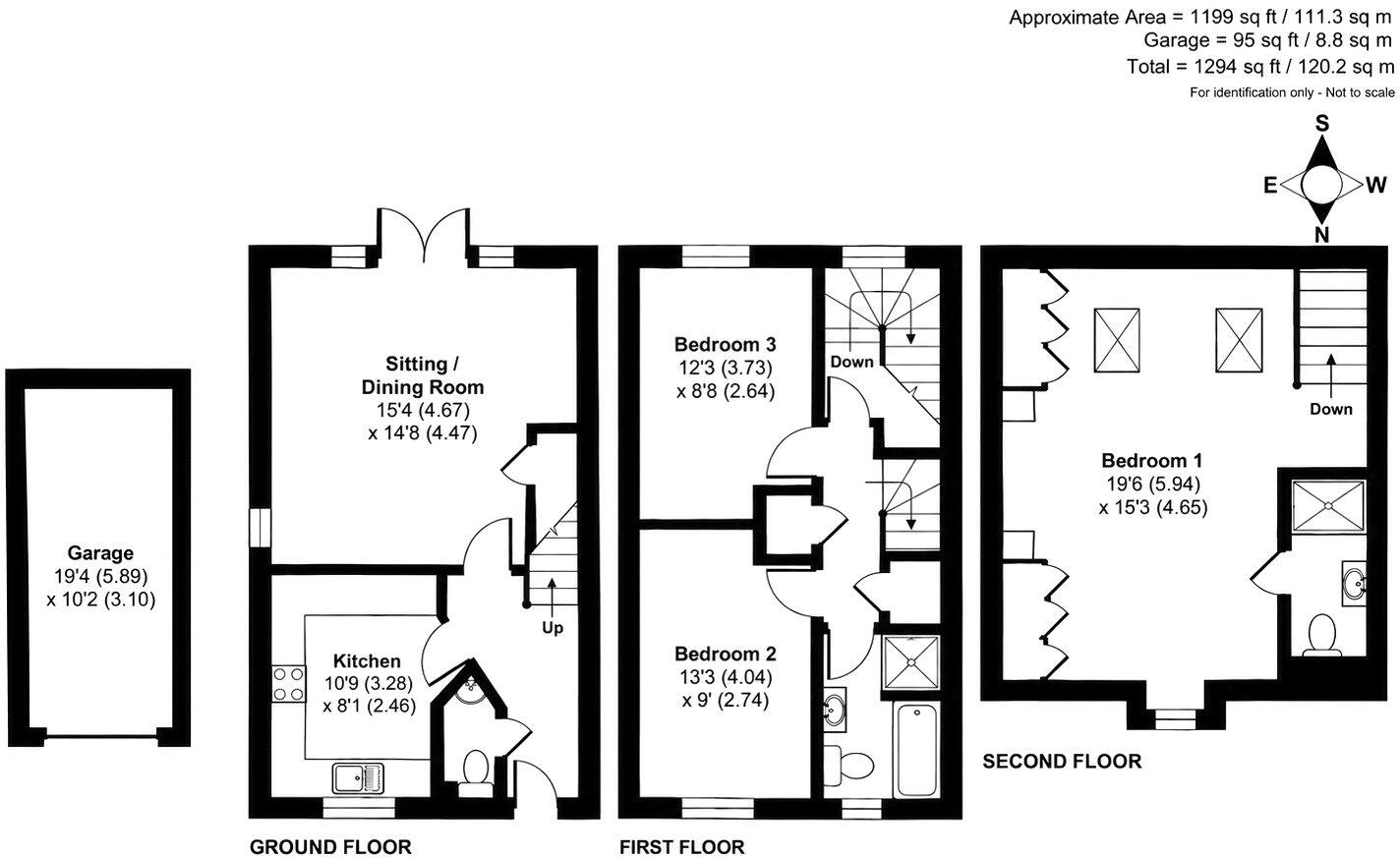 Marshall Road, Ampfield, Romsey, Hampshire, SO51 floorplan