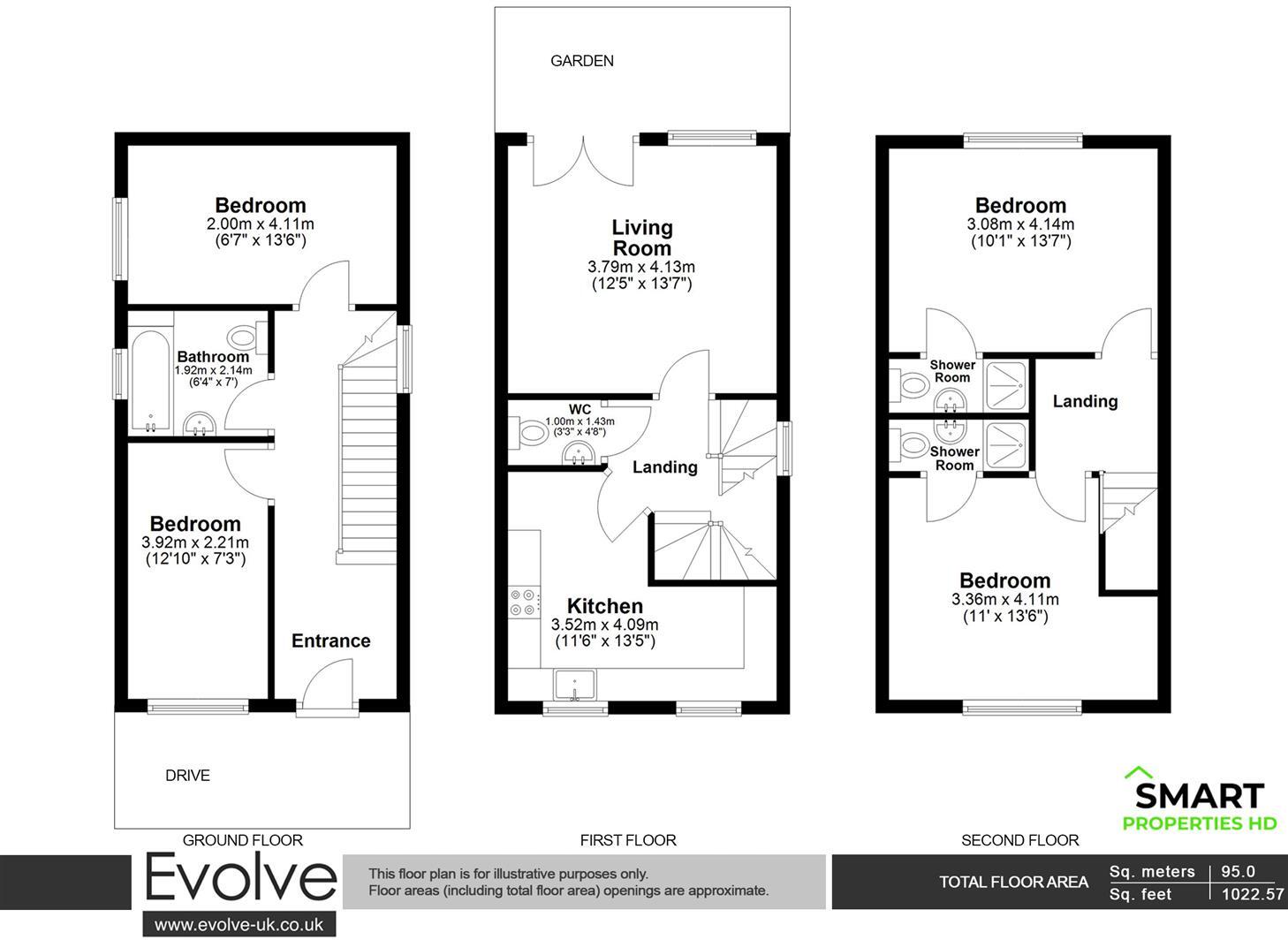 Longley Lane, Huddersfield floorplan