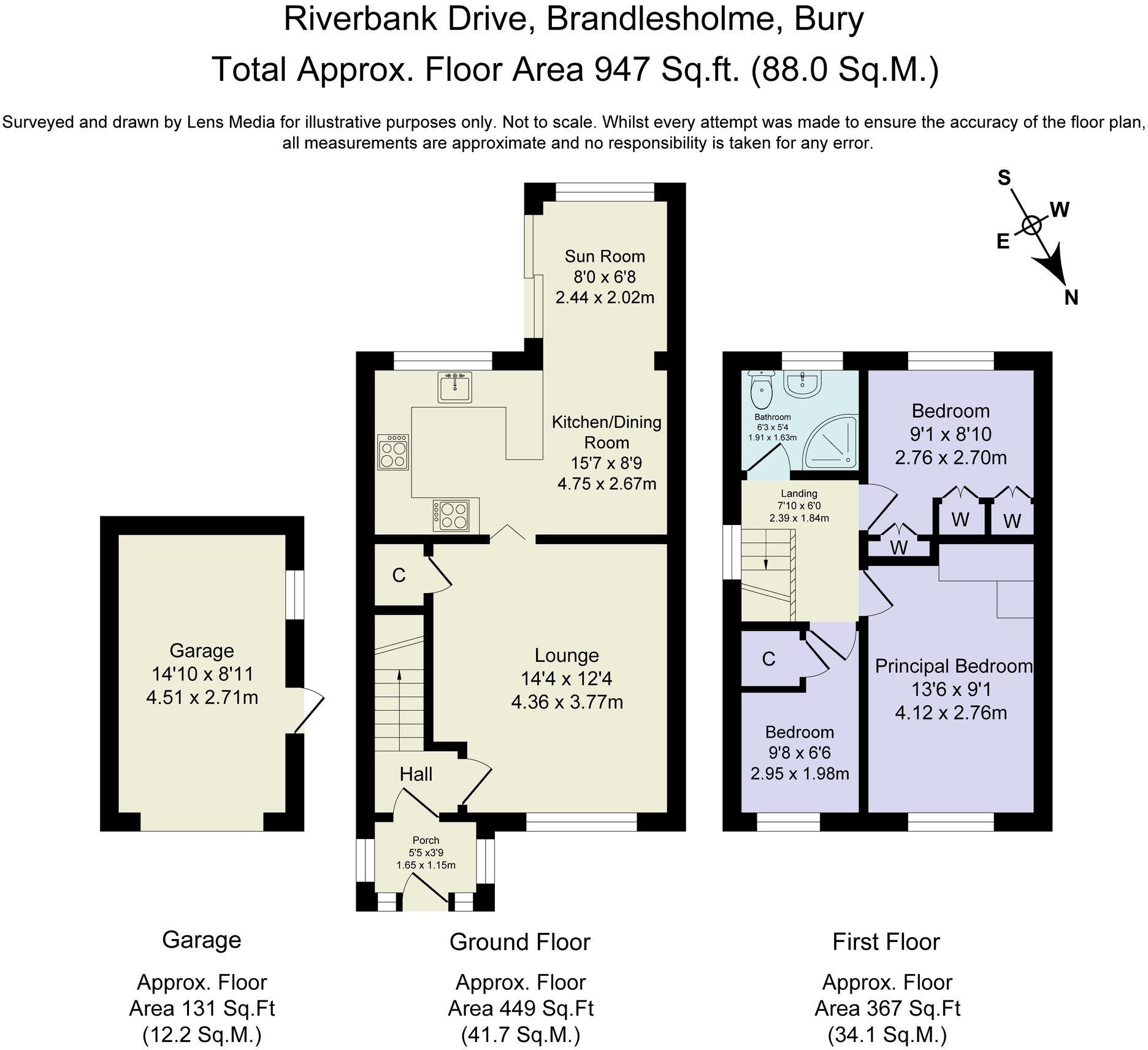 Riverbank Drive, Brandlesholme floorplan