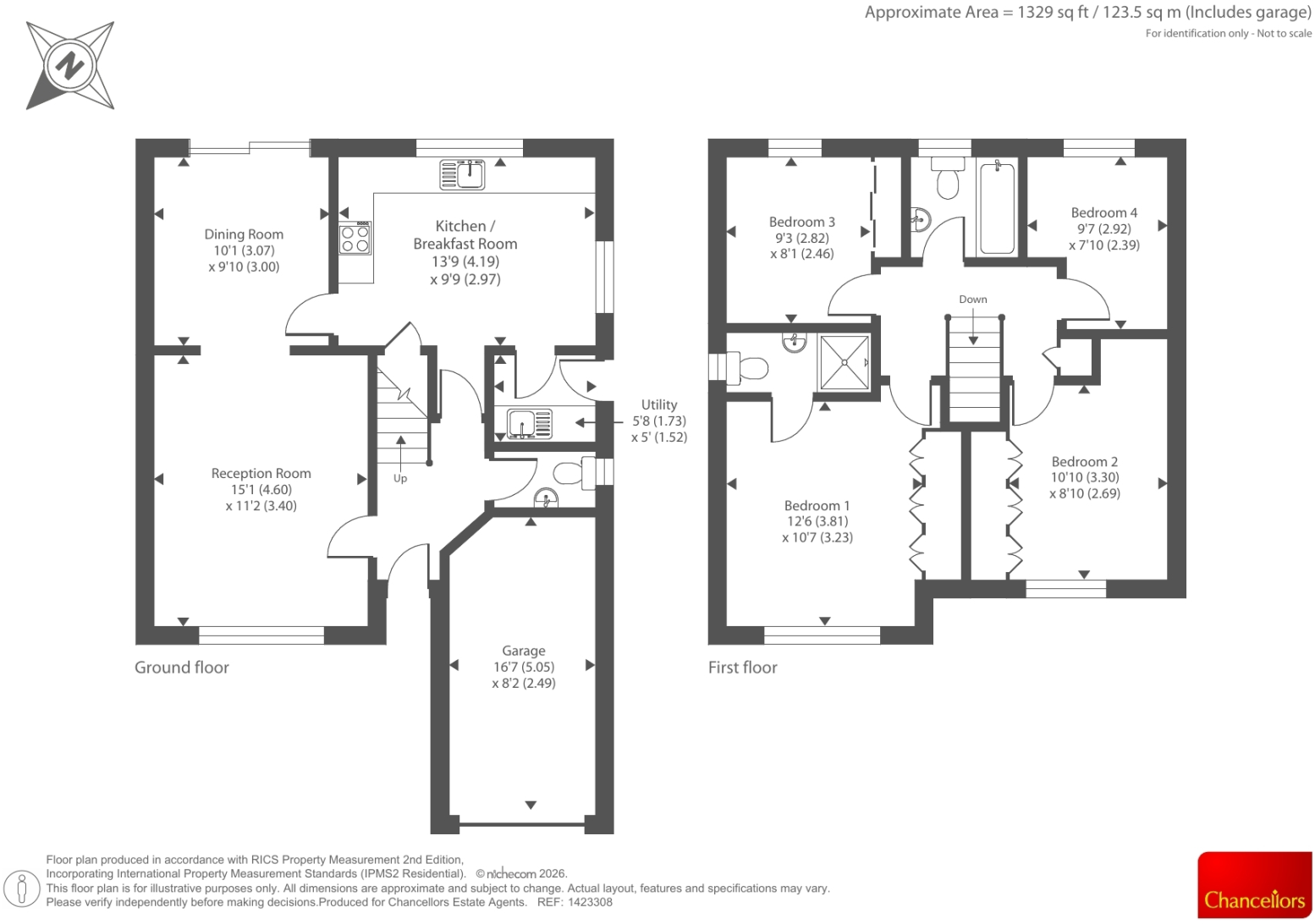 Lily Close, Bicester floorplan