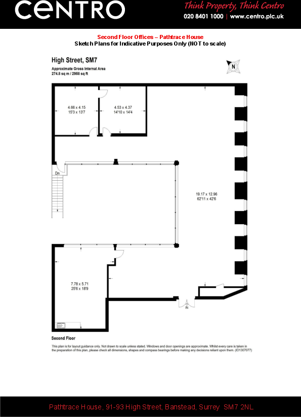 Pathtrace House (2nd Flr) - Floor Plans (NOT to scale)