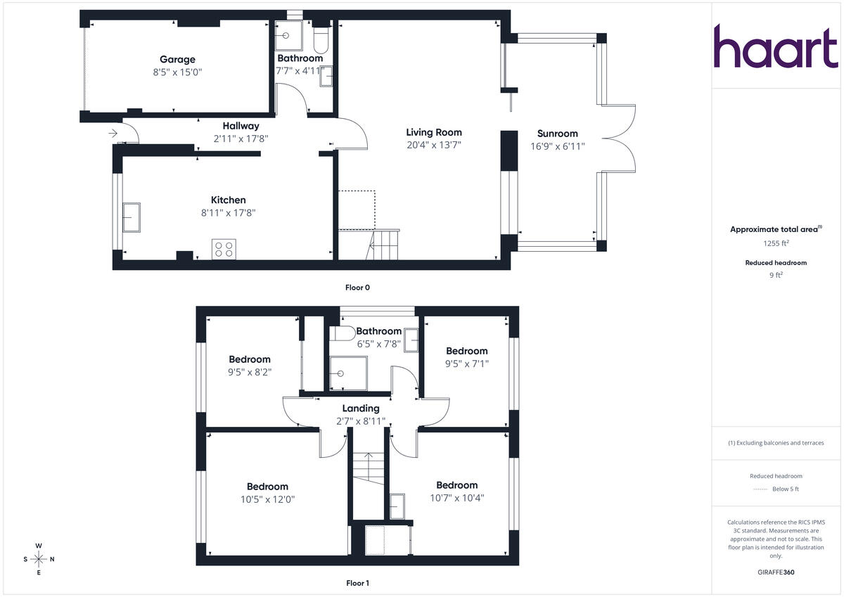 Sunset Close, Bletchley floorplan