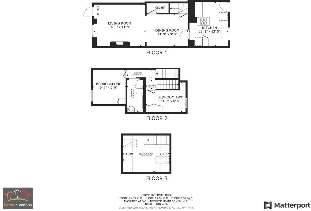 Clarendon Street, Haworth, BD22 8PU floorplan