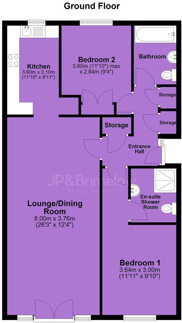 Ellerslie Court, Upper Park Road, Victoria Park floorplan