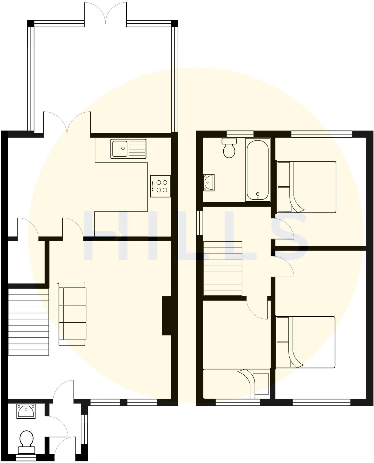 Princeton Close, Salford, M6 floorplan