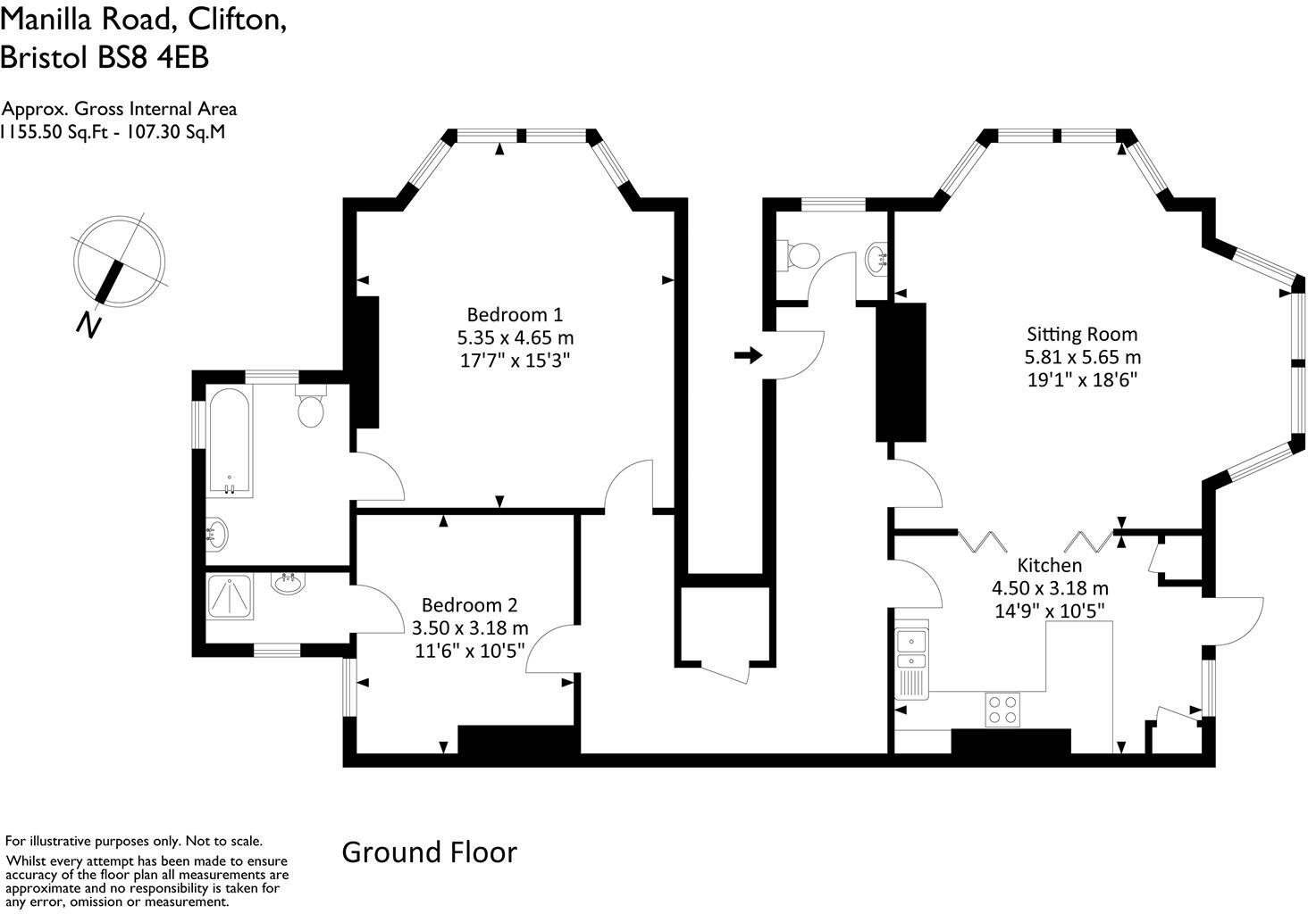 Manilla Road, Clifton, Bristol, BS8 floorplan