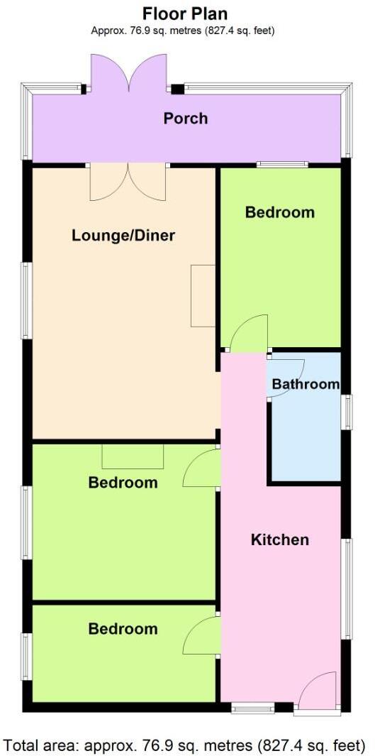 Lancing Park, Lancing floorplan