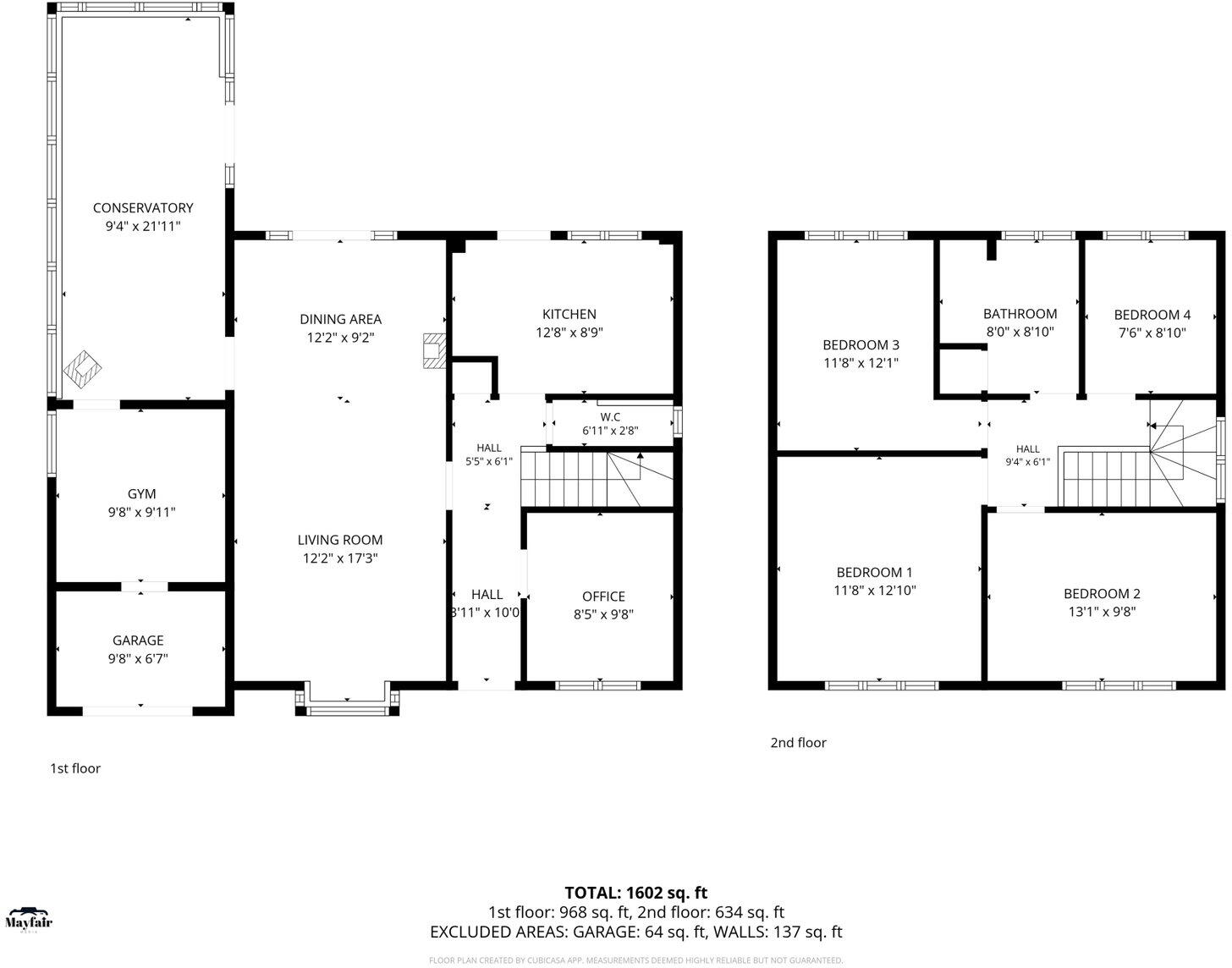 Simons Close, Crowborough, TN6 2XU floorplan