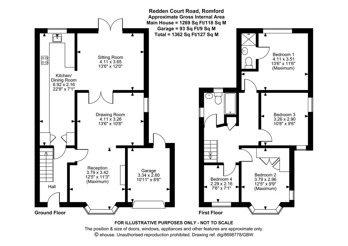 Redden Court Road, Harold Wood floorplan