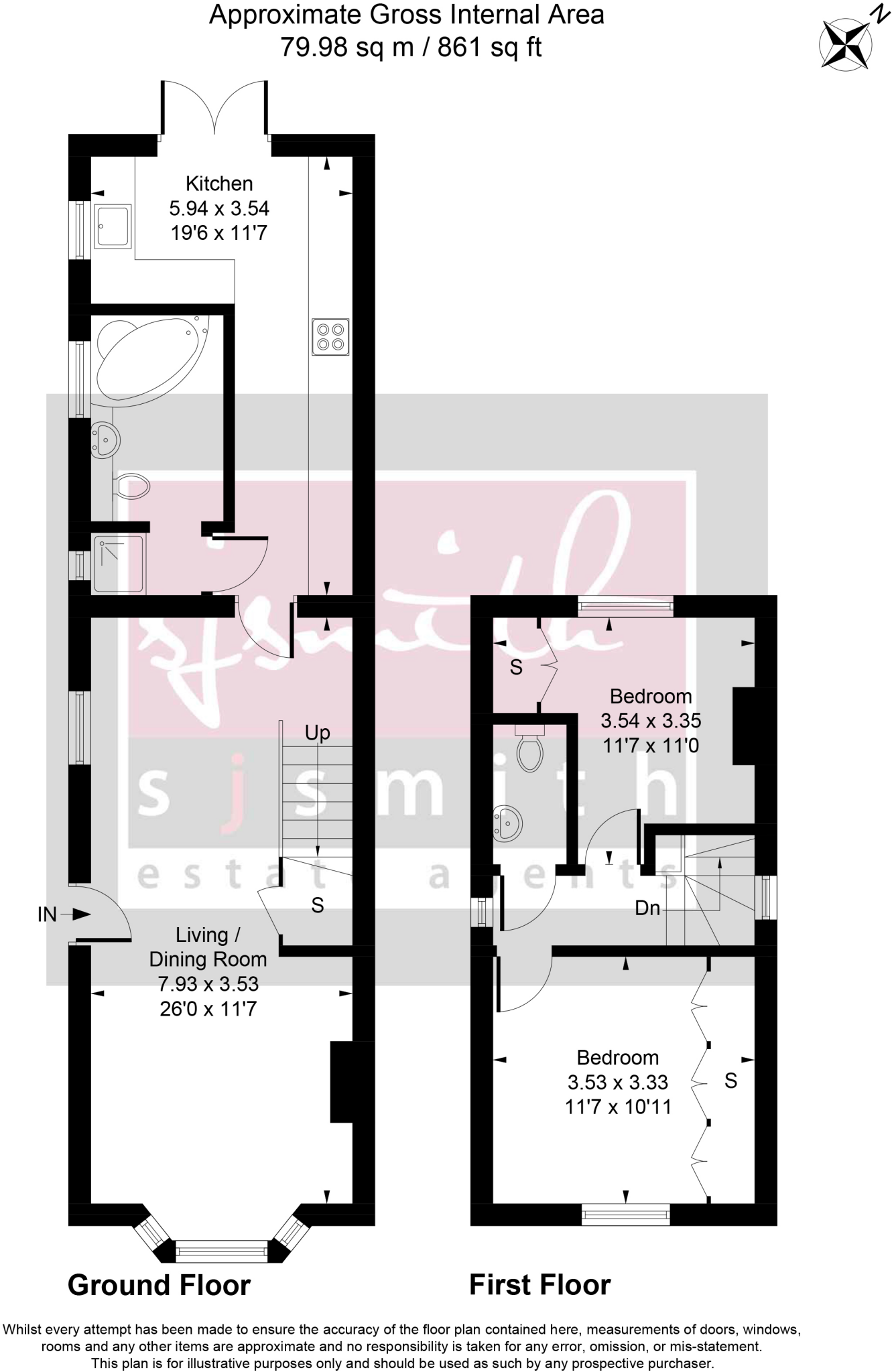 Adelaide Road, Ashford floorplan