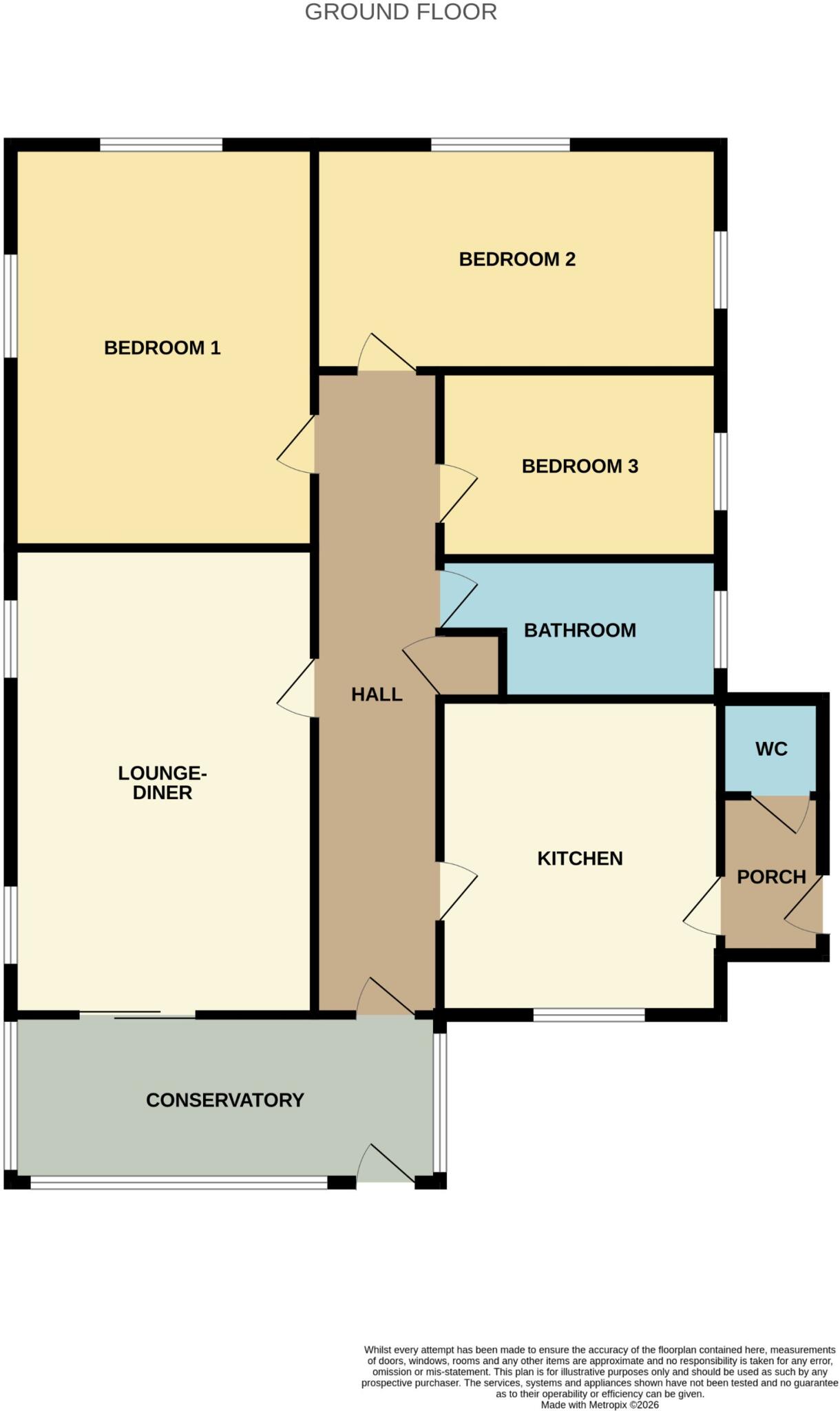 Croft Lane, Croft, PE24 floorplan